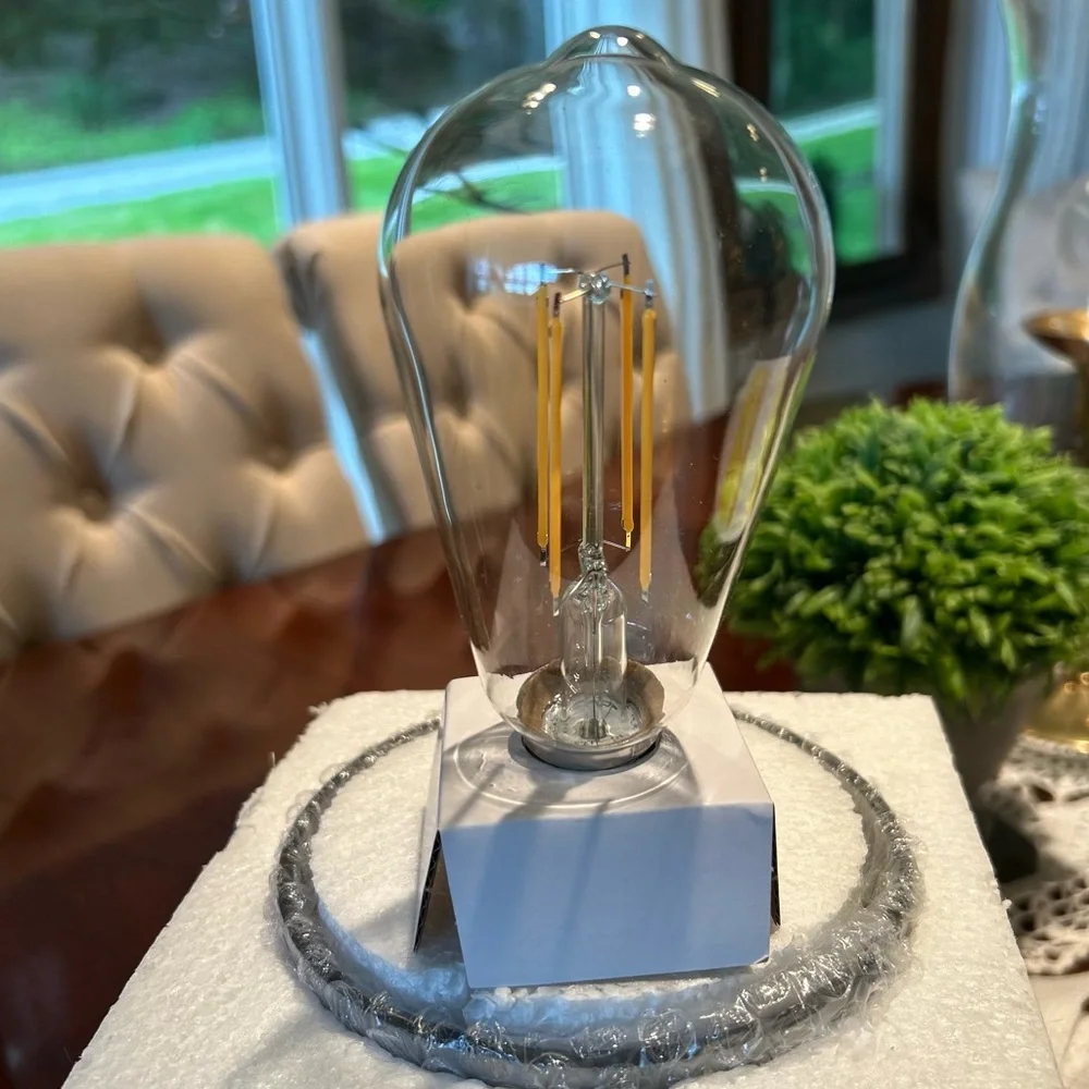 NIB Innovations Franklin Restoration Bell Pendant Light Satin Gold/Plated Smoke